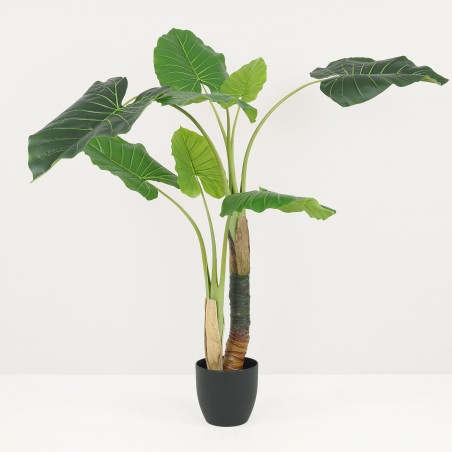 Plante Verte Artificielle Philos, 2 Troncs, Toucher Naturel, H.120cm | PHILEA