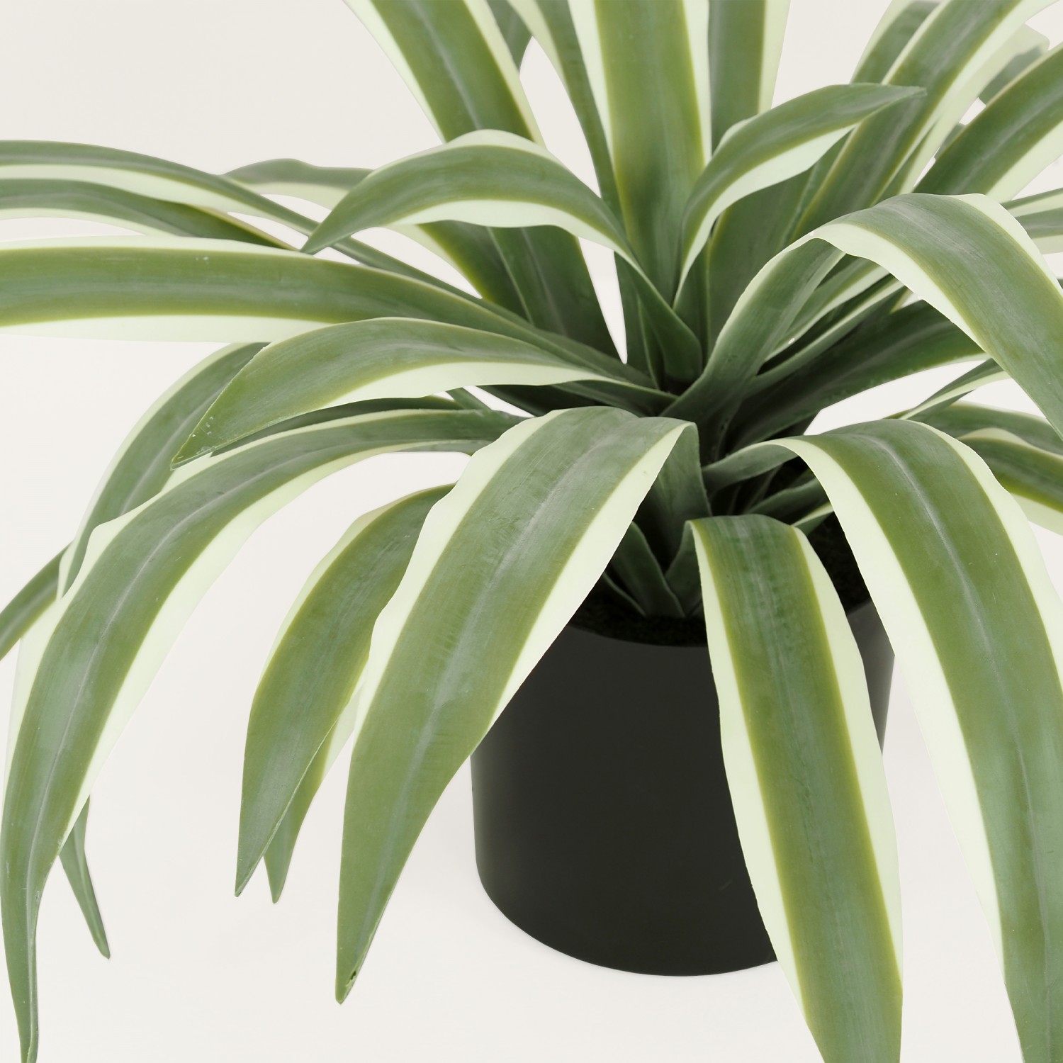 Plante Verte Artificielle Agave Toucher Naturel en Pot, H.45cm | KACHINA