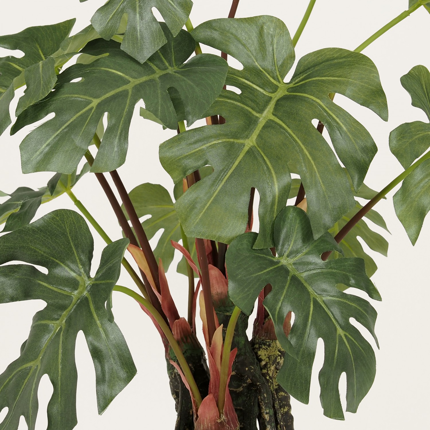 Plante Verte Artificielle Monstera, Pot Céramique, H.55cm | WINONA