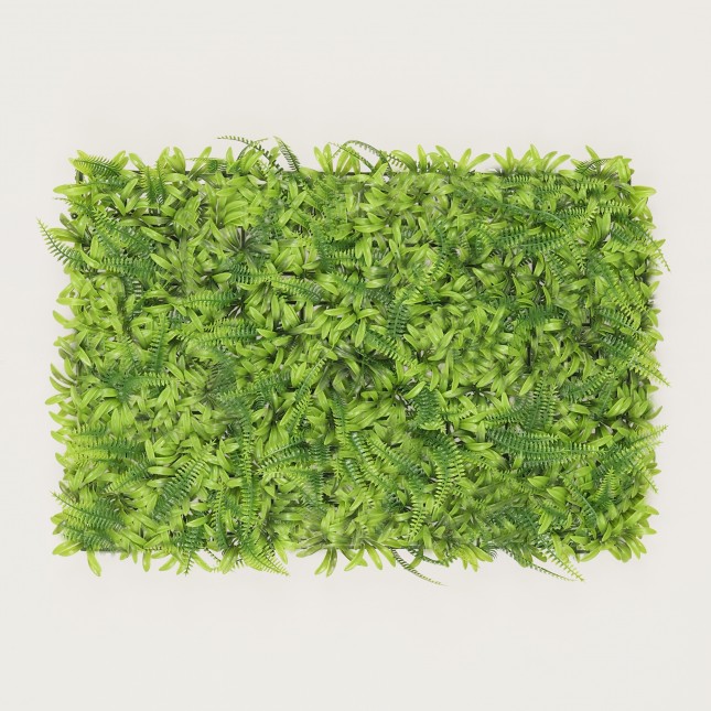 Mur Végétal Artificiel Faux Feuillage Vert, H.40cm | AGU