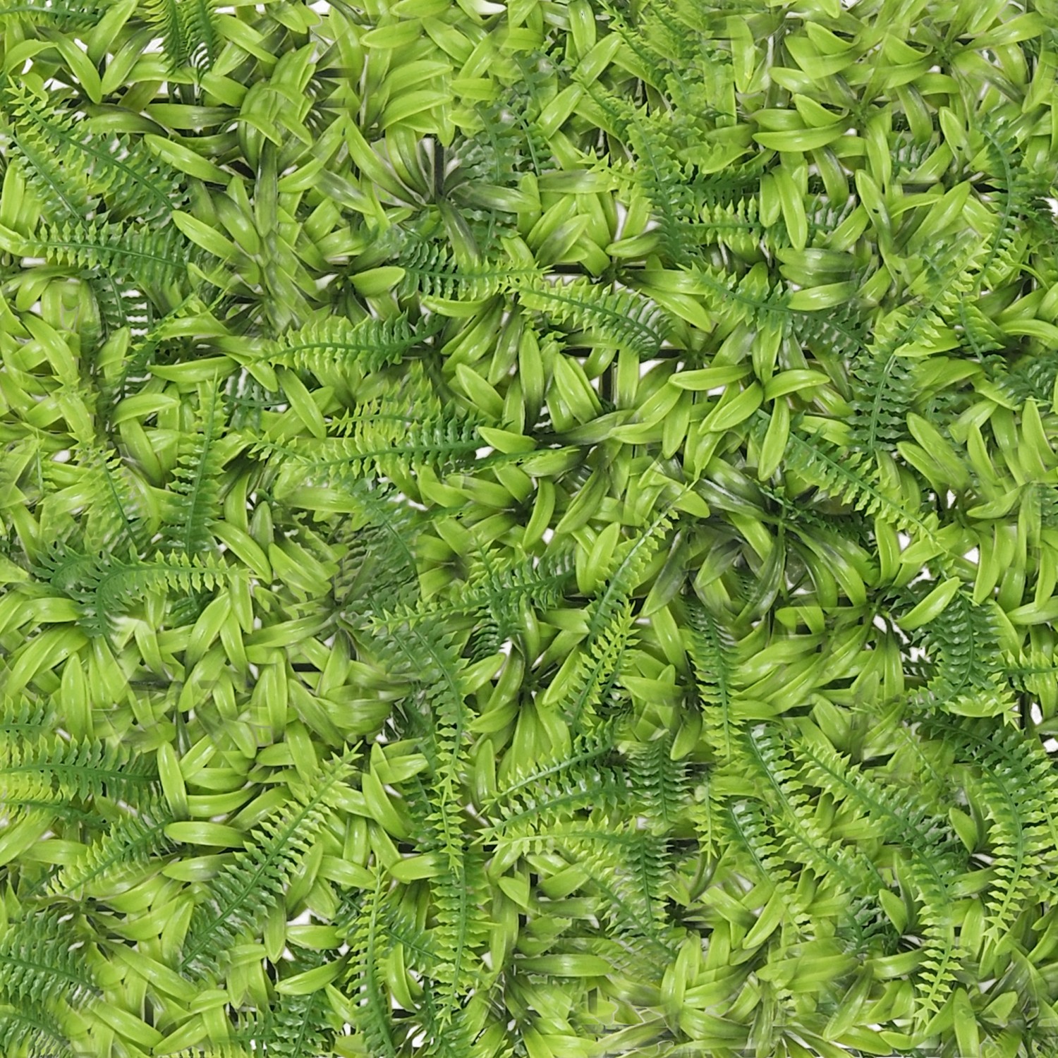 Mur végétal artificiel de feuillage 40cm focus zoom