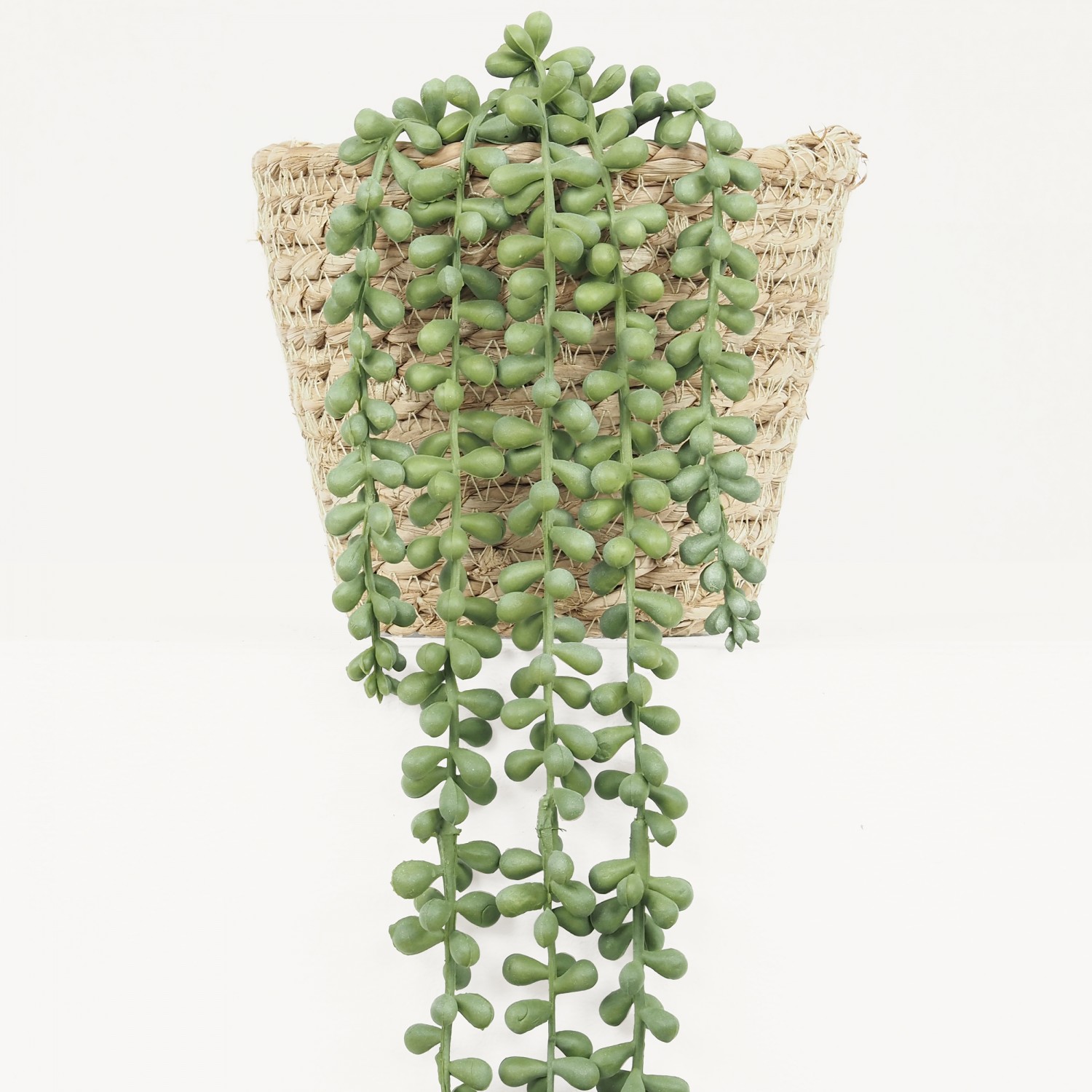 Chute plante artificielle de séneçon 80cm focus zoom