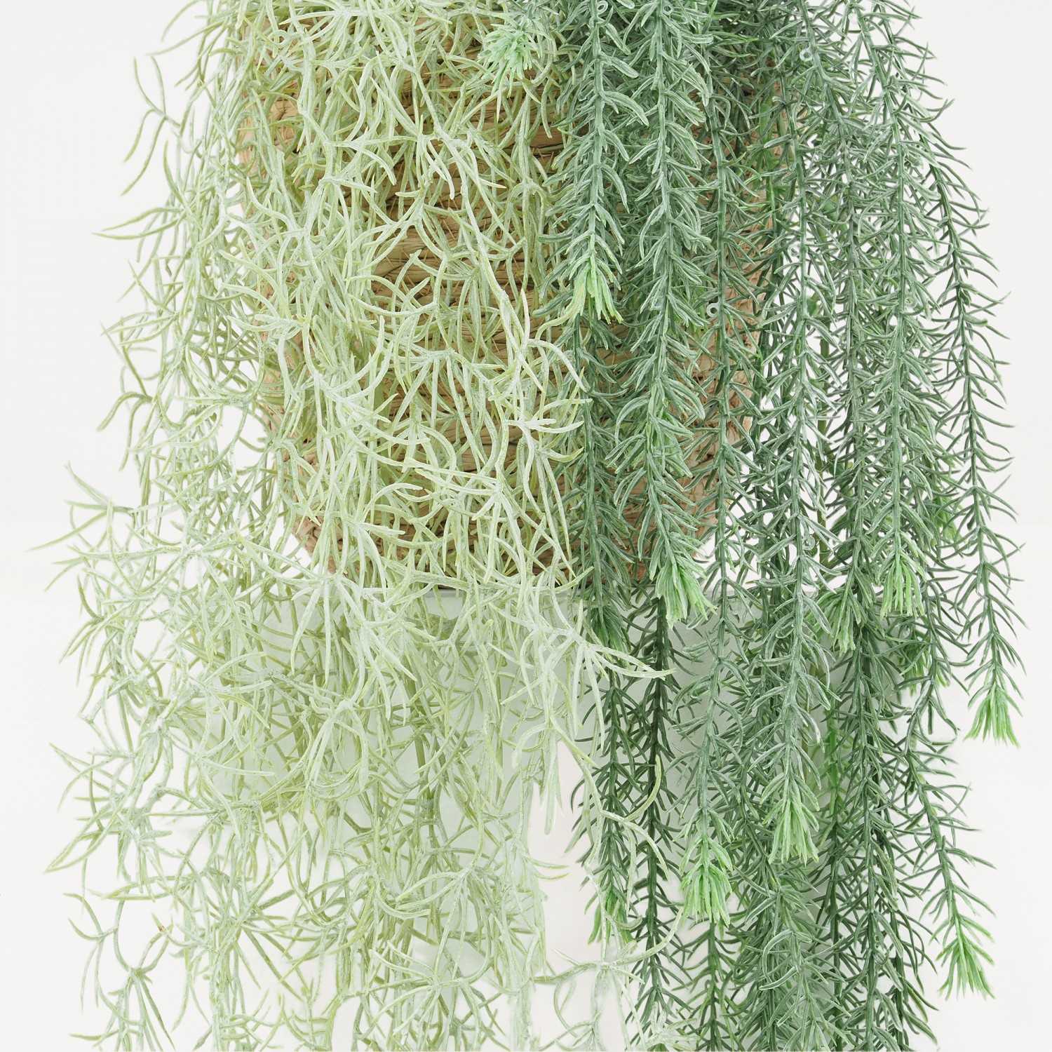 Chute plante artificielle lot de 2 85cm vue zoomée