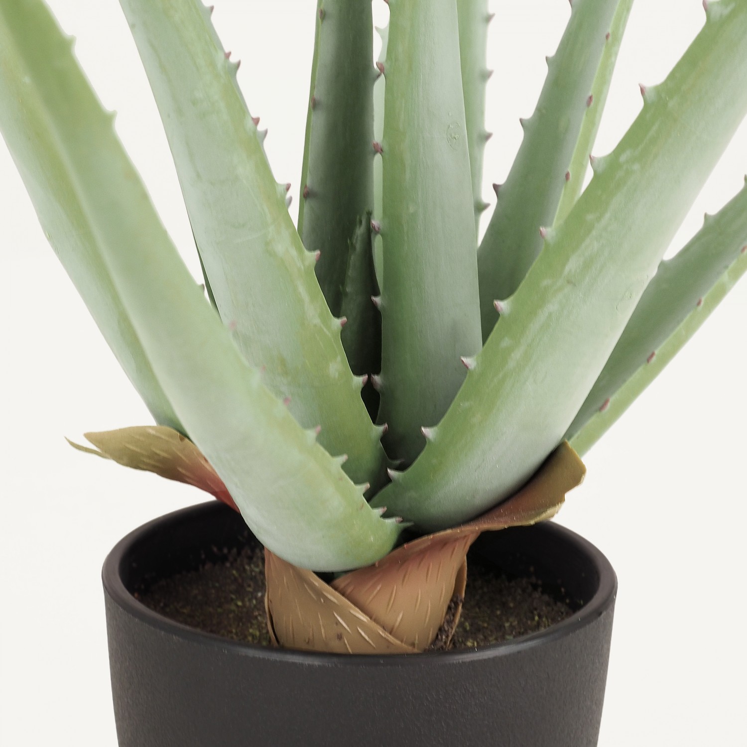 Aloe vera artificiel 35cm focus zoom produit