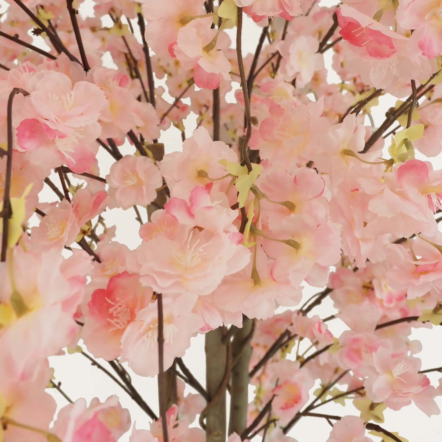 Cerisier artificiel retombant rose 180cm focus zoom fleurs