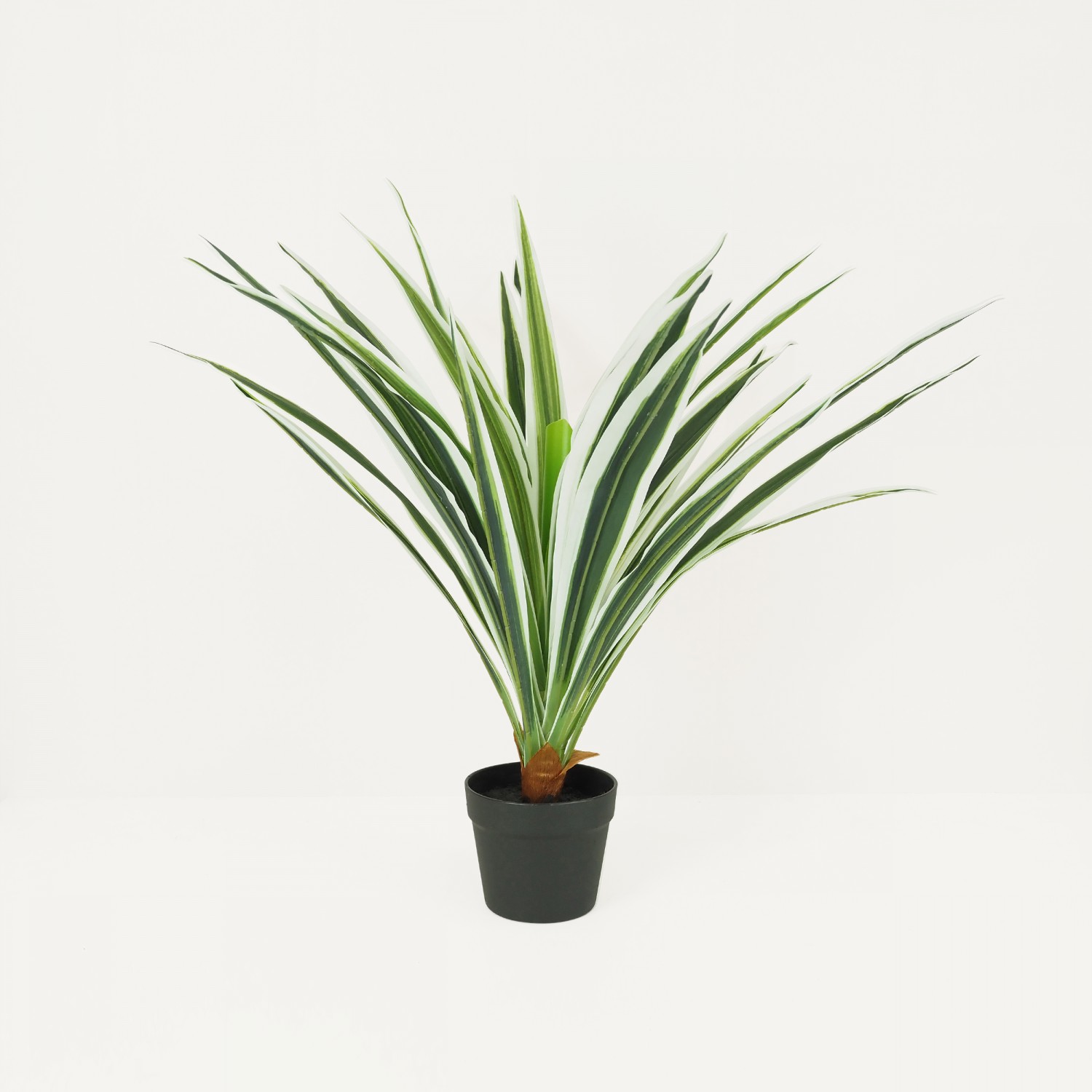 Dracena artificiel toucher naturel 80cm sur fond beige