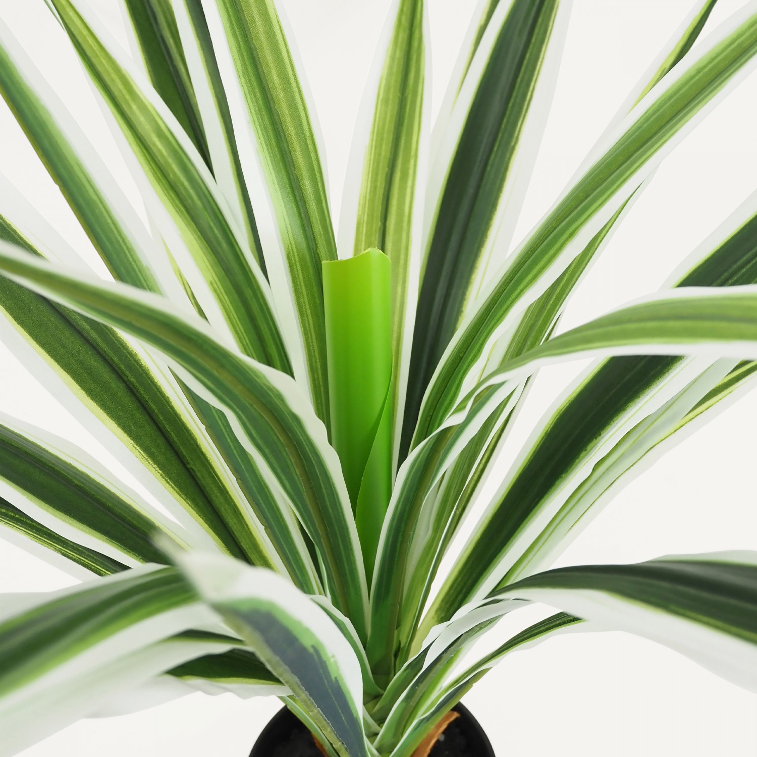 Dracena artificiel toucher naturel 80cm focus zoom feuilles