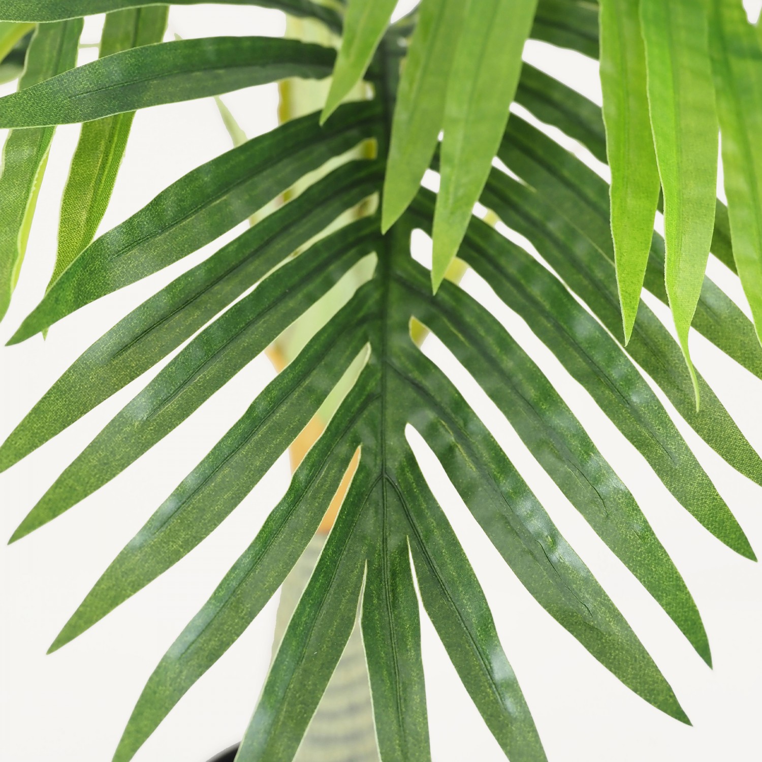 Palmier artificiel areca toucher naturel 90cm focus zoom palmes