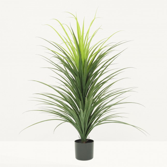 Dracena artificiel 120cm sur fond beige