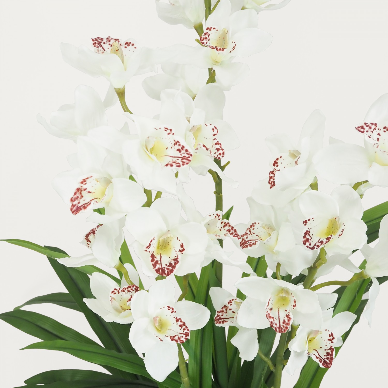 Cymbidium artificiel 155cm focus zoom fleurs