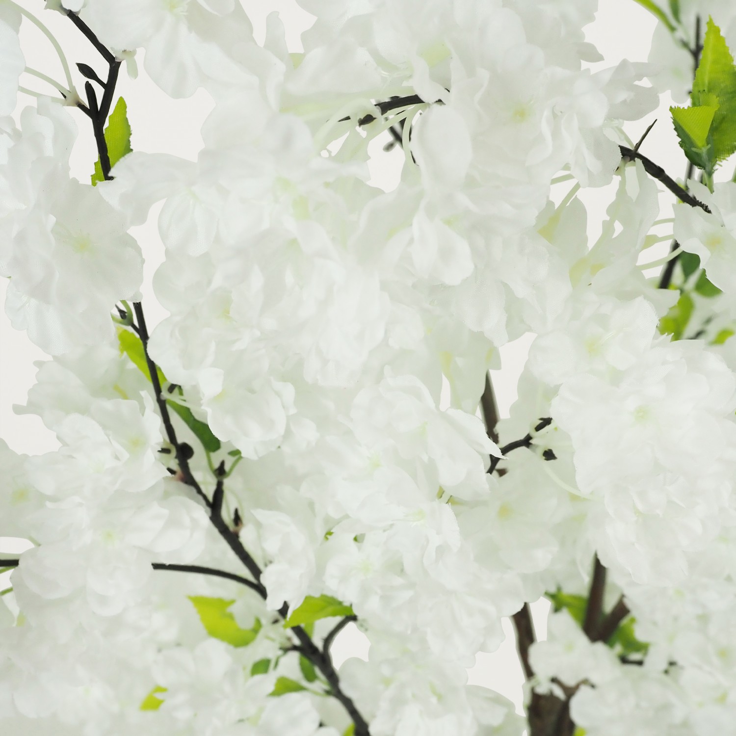 Cerisier artificiel blanc 130cm focus zoom fleur 1