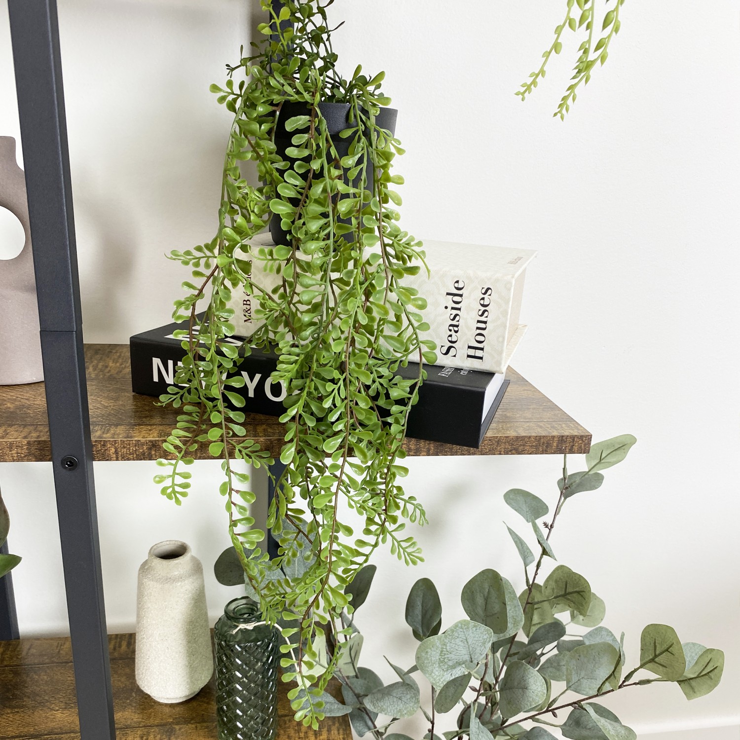 Plante succulente retombante artificielle 60cm lot de 3 focus zoom produit 1