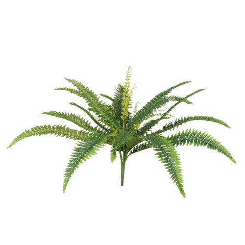 Fougère artificielle en bouquet 55cm sur fond blanc