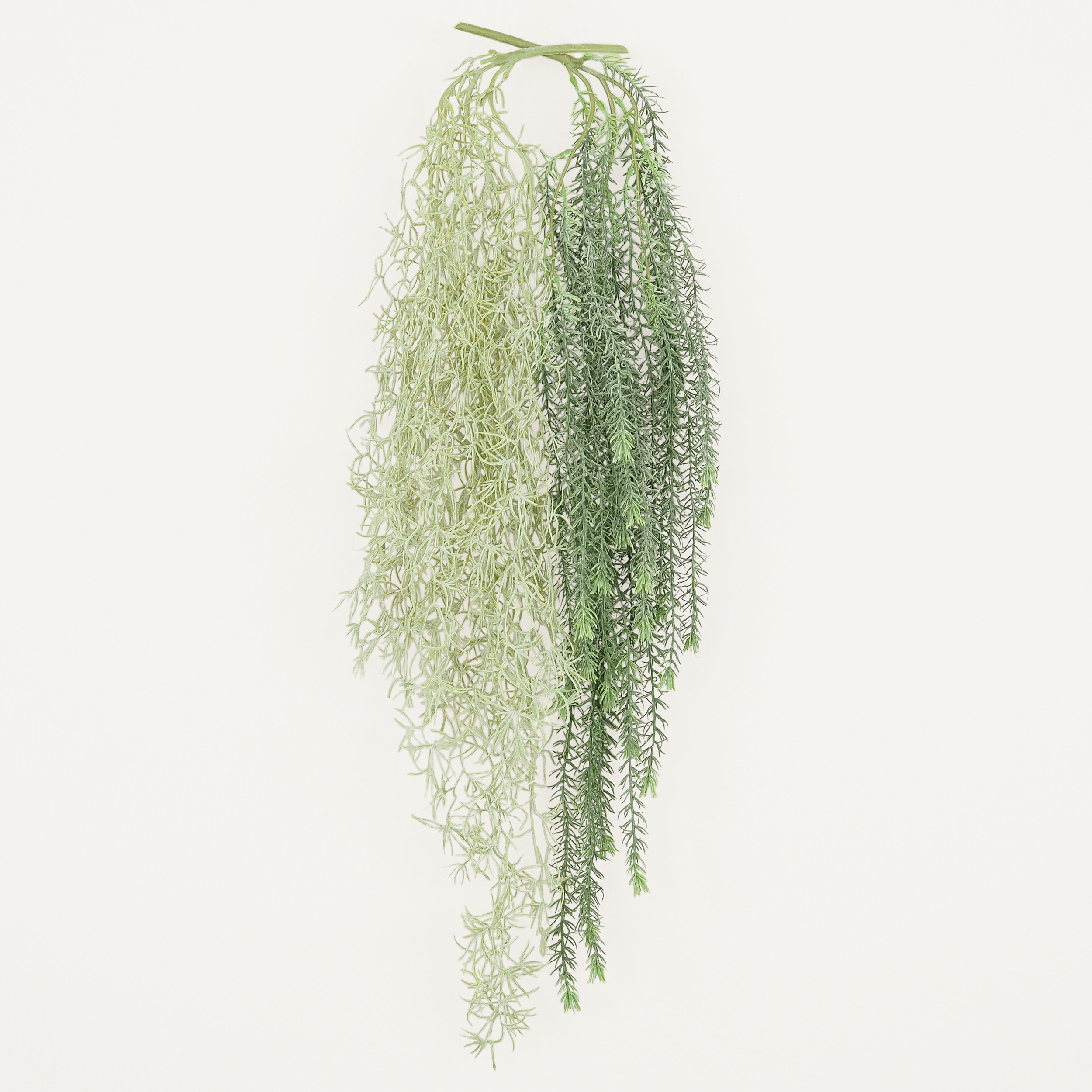 Chute plante artificielle lot de 2 85cm sur fond gris