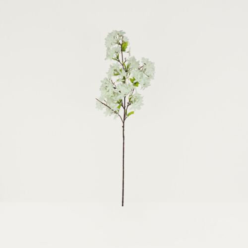 Jasmin artificiel en tige blanc 100cm lot de 2 sur fond beige