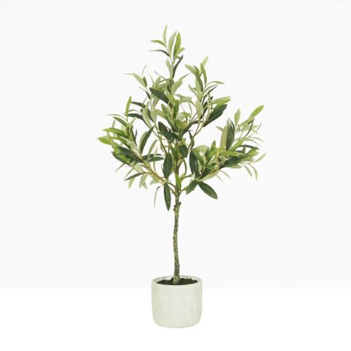 Olivier artificiel 70cm sur fond beige
