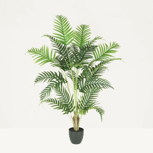 Palmier artificiel 125cm sur fond beige