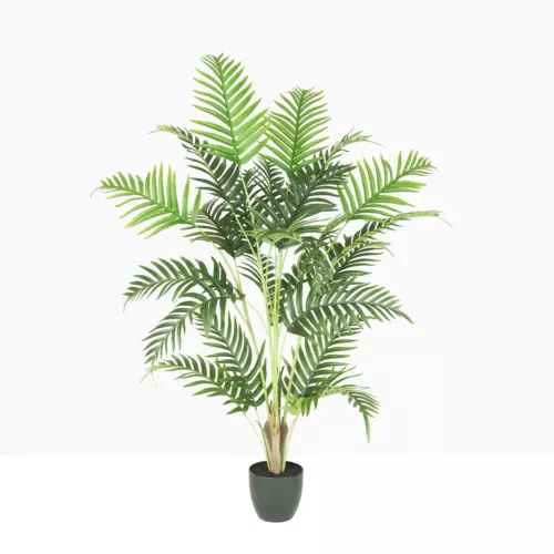 Palmier artificiel 125cm sur fond beige