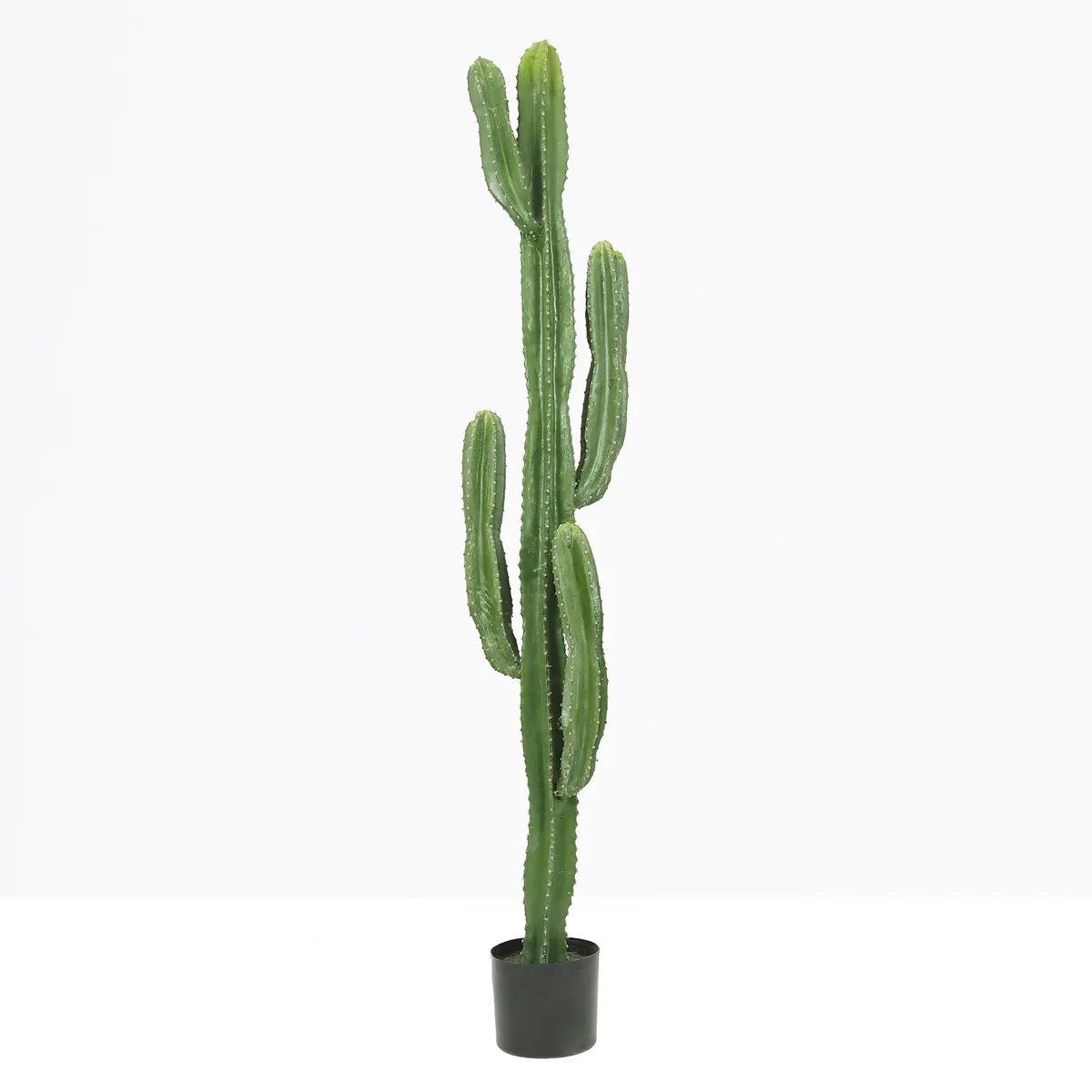 Cactus artificiel grande taille 155cm sur fond beige