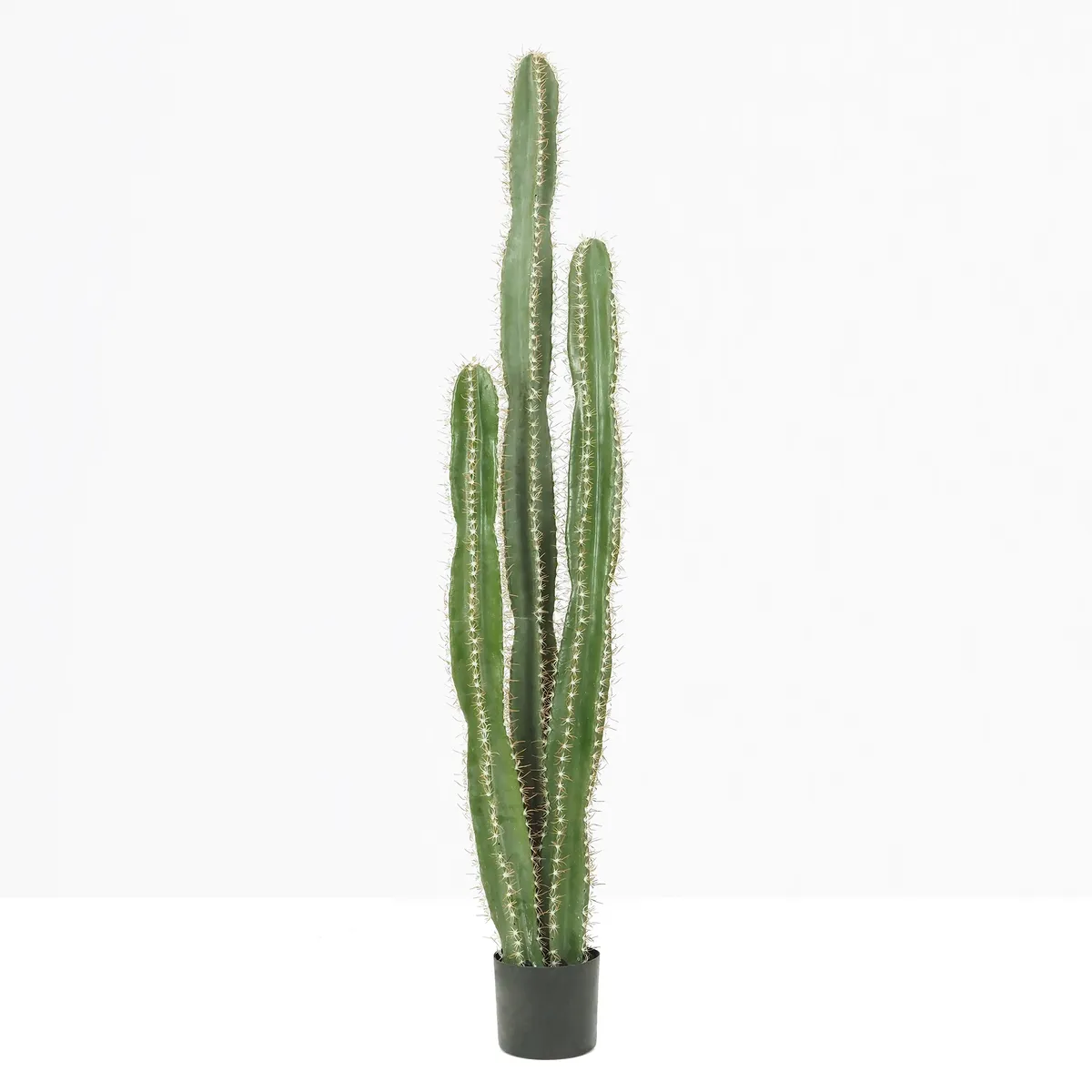 Cactus artificiel grande taille 155cm sur fond beige