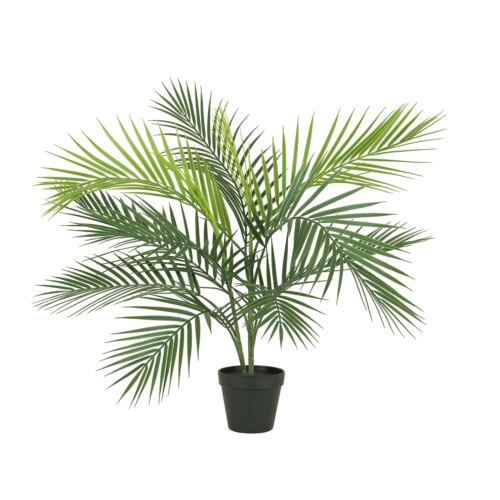 Palmier artificiel areca 73cm sur fond blanc