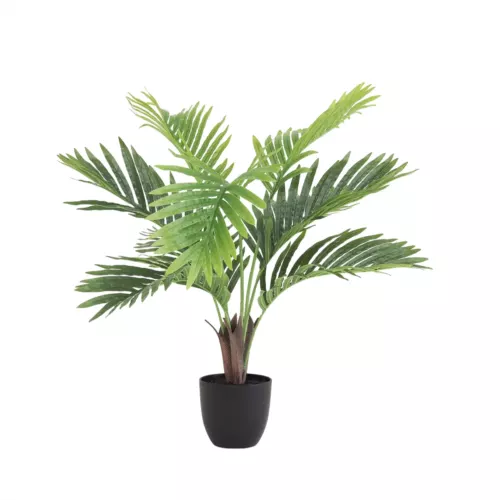 Palmier artificiel areca 60cm sur fond blanc