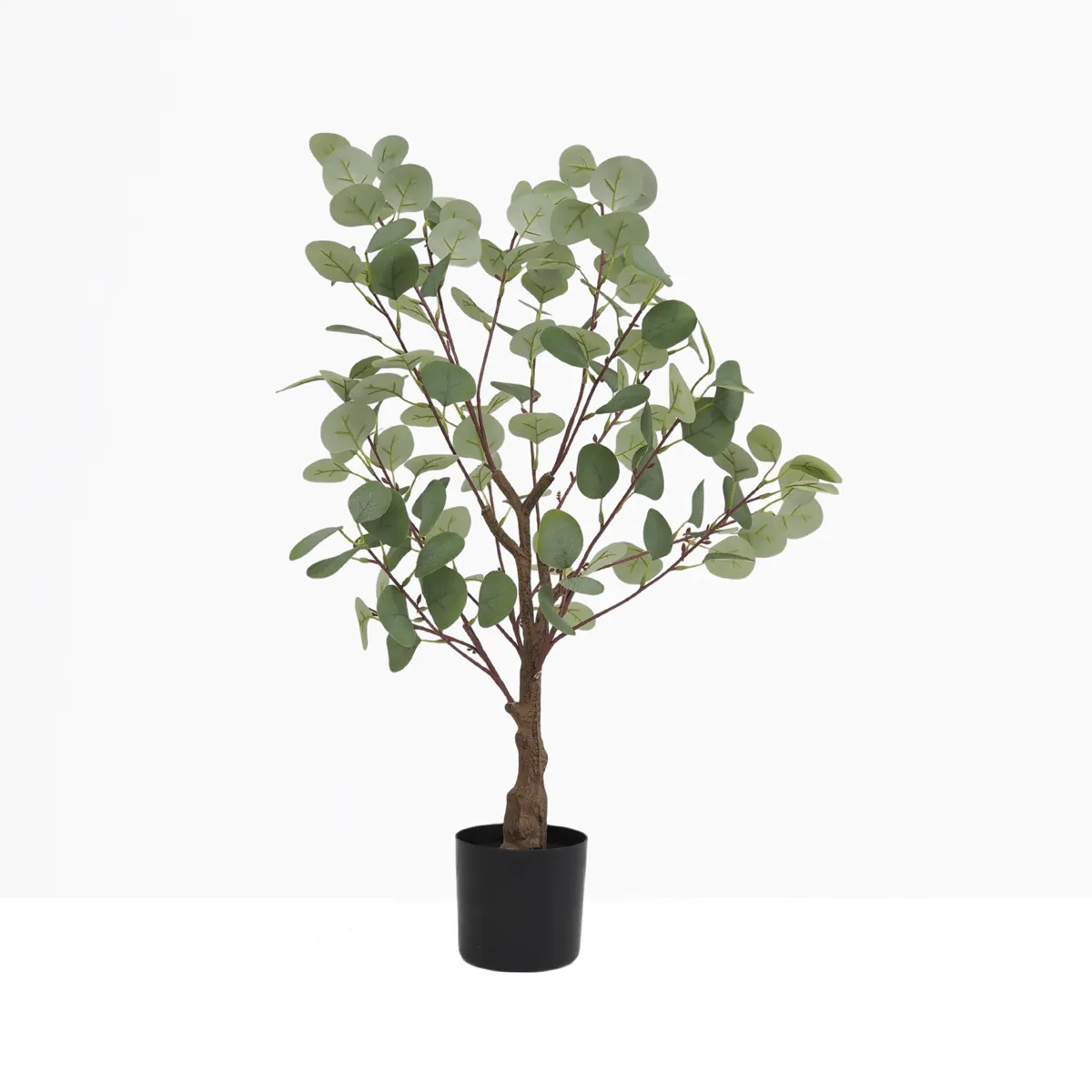 Eucalyptus artificiel 85cm sur fond gris