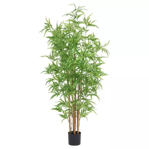 Bambou artificiel 150cm sur fond blanc