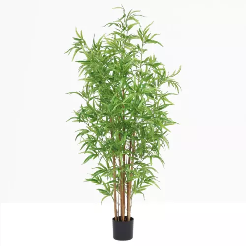 Bambou artificiel 150cm sur fond gris