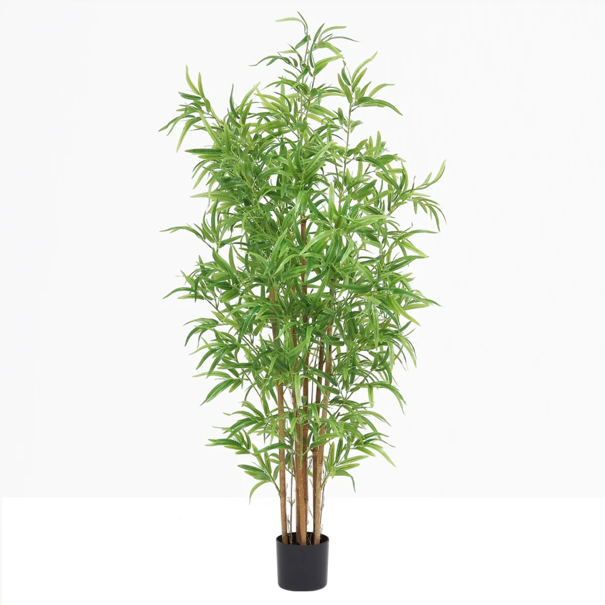 Bambou artificiel 150cm sur fond gris