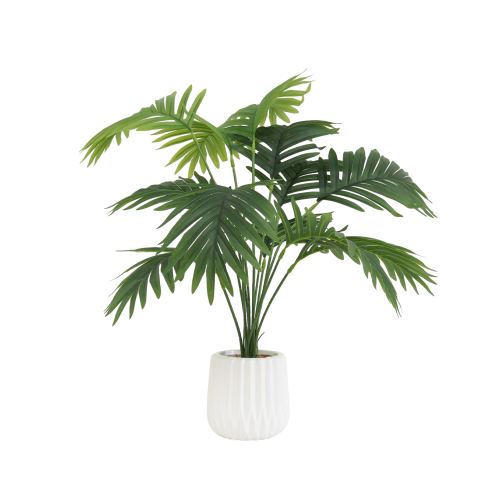 Palmier artificiel 68cm sur fond blanc
