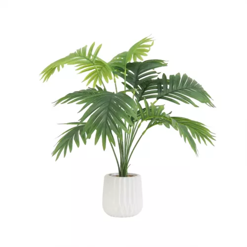 Palmier artificiel 68cm sur fond blanc
