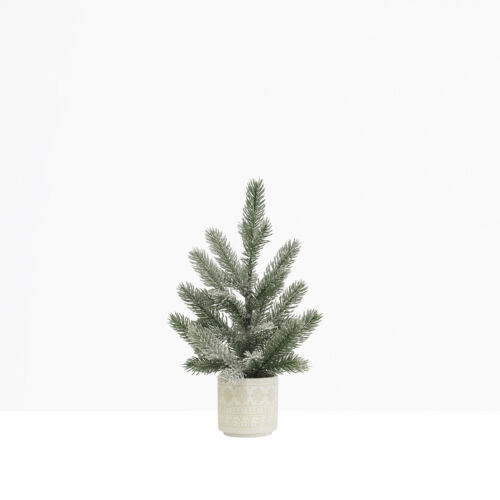 Sapin Noël artificiel 45cm sur fond gris