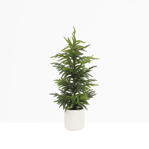 Sapin Noël artificiel 80cm sur fond gris