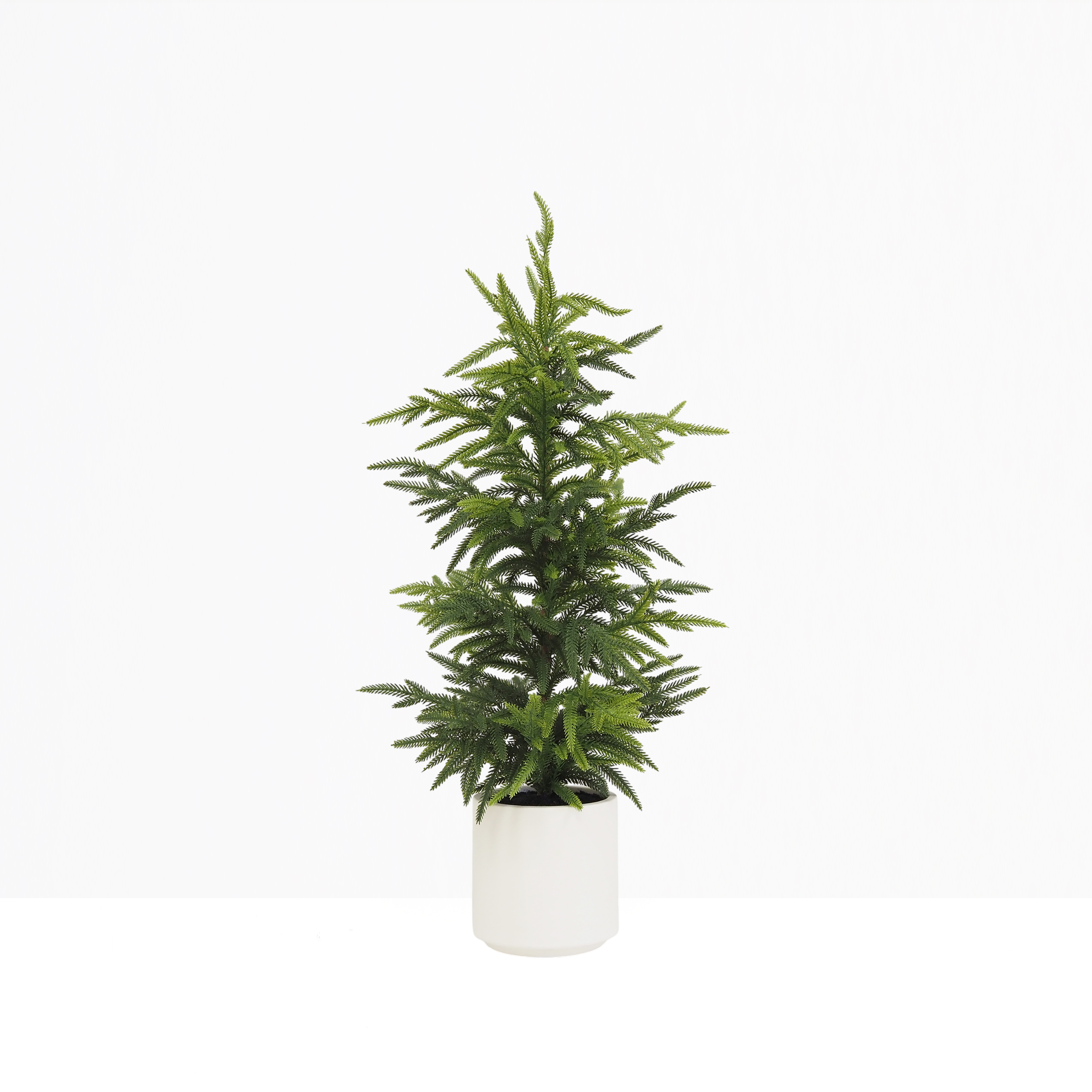 Sapin Noël artificiel 80cm sur fond gris