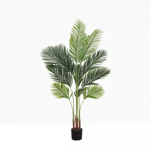 Palmier artificiel 160cm sur fond beige